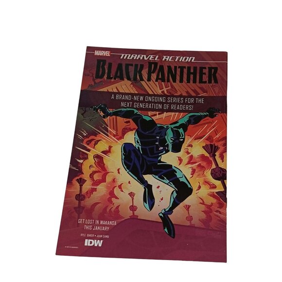 Teenage Mutant Ninja Turtles #90 & Marvel Action Black Panther IDW Comics TMNT - Picture 5 of 6